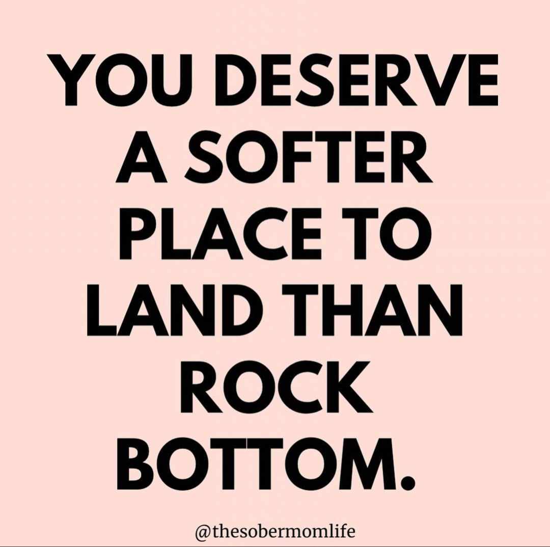 A Softer Place To Land Than Rock Bottom