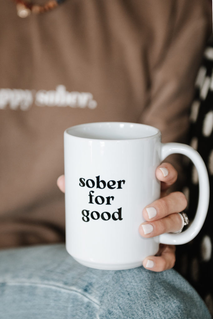 sober for good mug