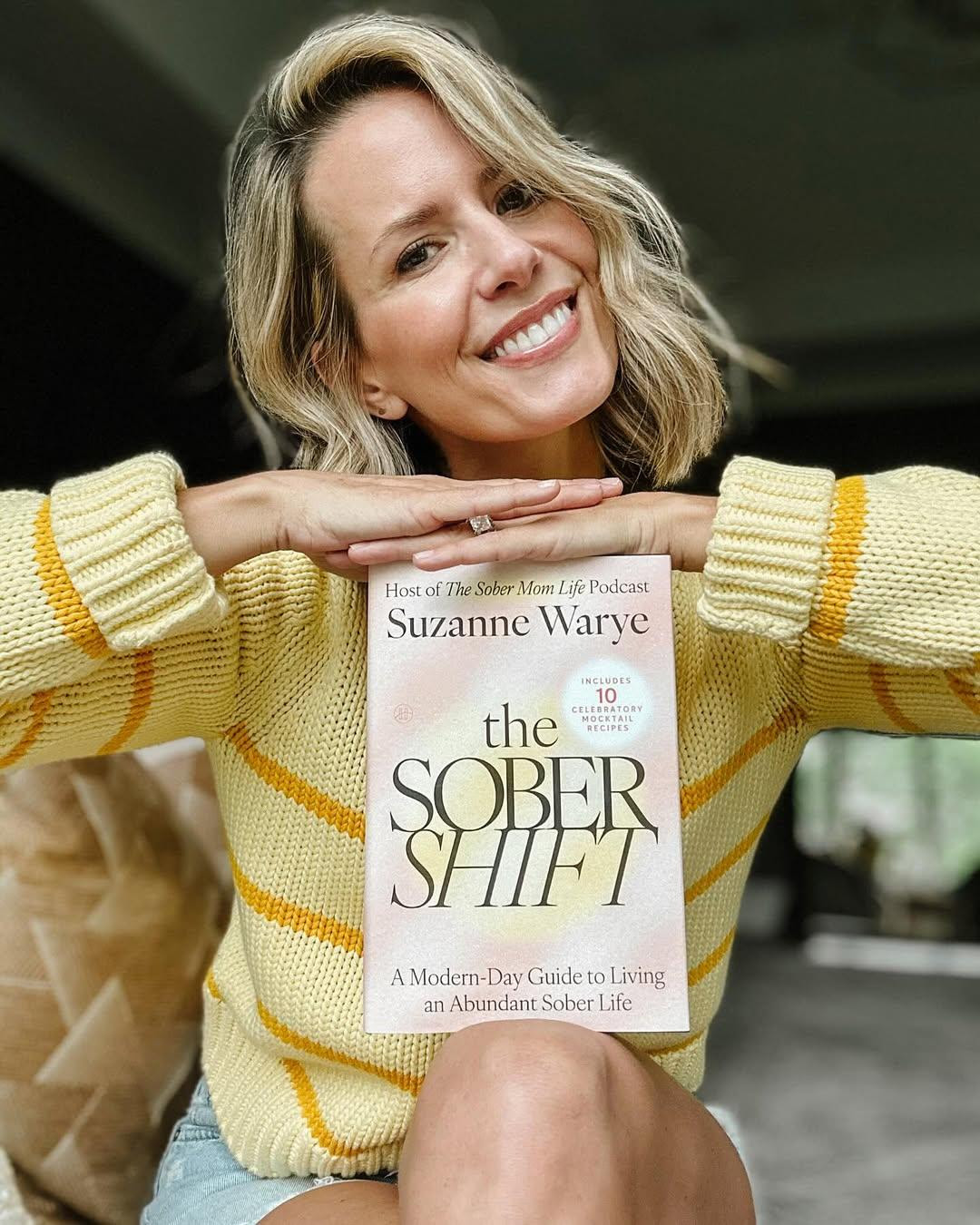 The Sober Mom Life podcast, Suzanne Warye, The Sober Shift book
